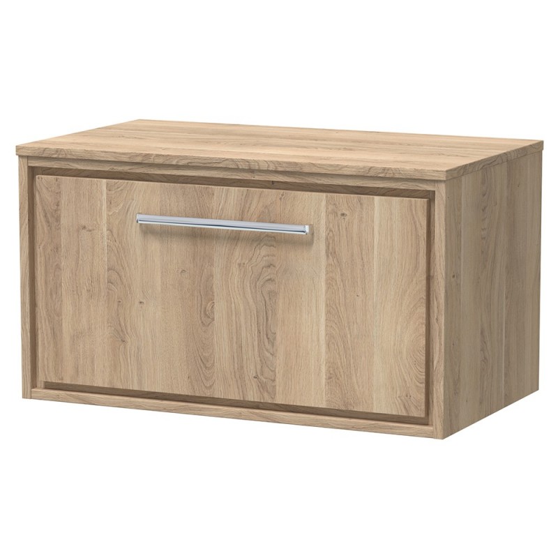 Lille 800mm Wall Hung Single Drawer Worktop Vanity Units