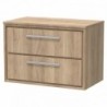 Lille 800mm Wall Hung Double Drawer Worktop Vanity Units