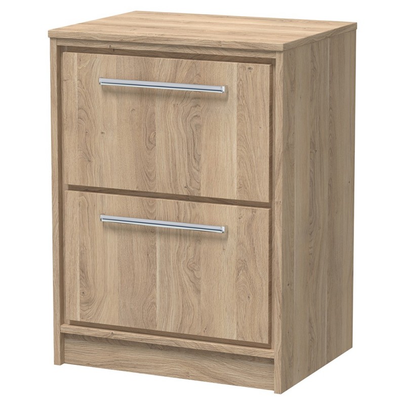 Lille 600mm Freestanding Double Drawer Worktop Vanity Units