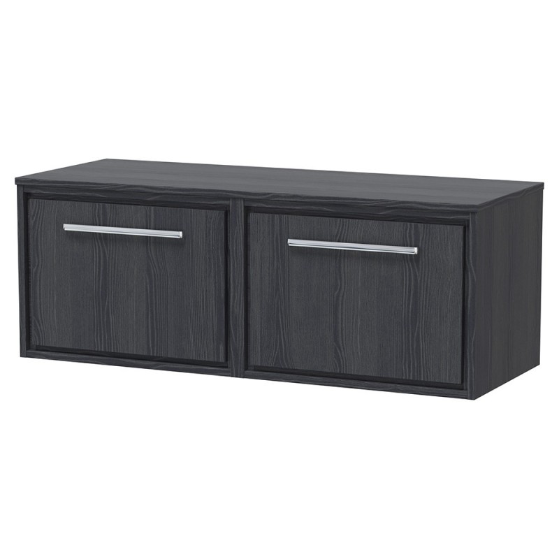 Lille 1200mm Wall Hung Double Drawer Worktop Vanity Units