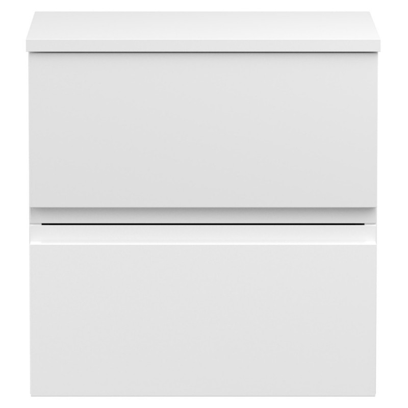 Urban 500mm Wall Hung Double Drawer Worktop Vanity Units