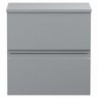 Urban 500mm Wall Hung Double Drawer Worktop Vanity Units