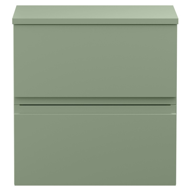 Urban 500mm Wall Hung Double Drawer Worktop Vanity Units