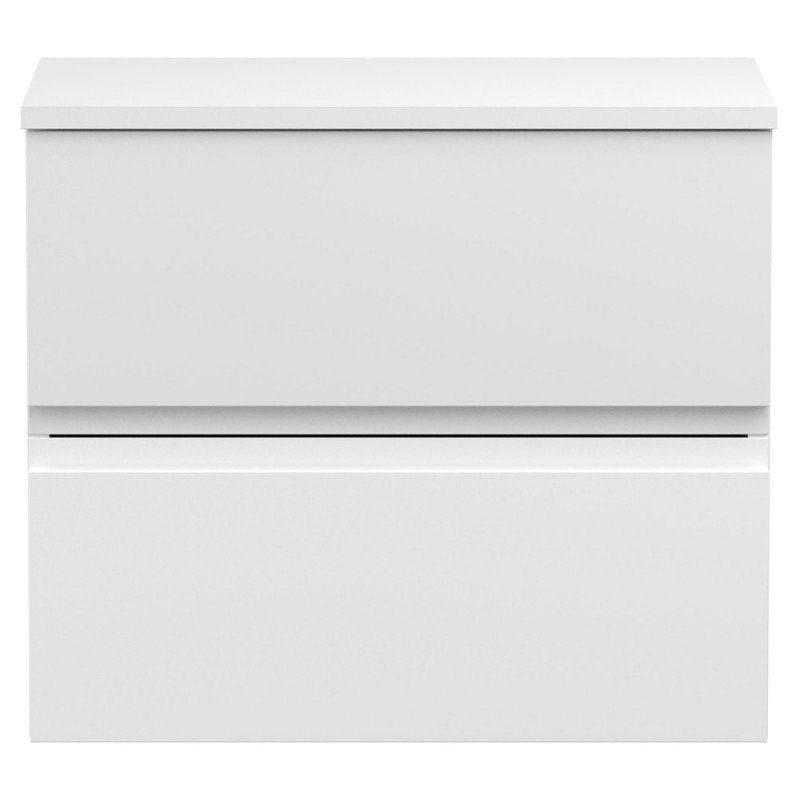 Urban 600mm Wall Hung Double Drawer Worktop Vanity Units