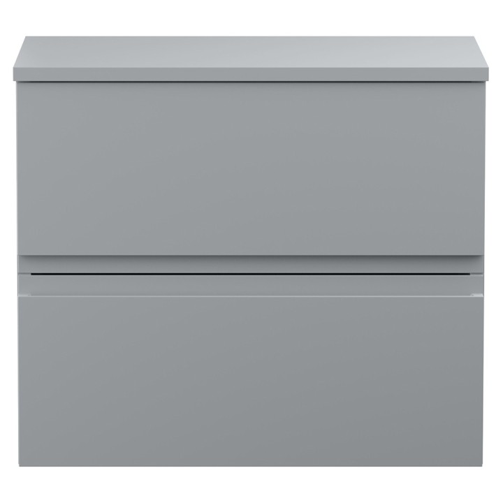 Urban 600mm Wall Hung Double Drawer Worktop Vanity Units
