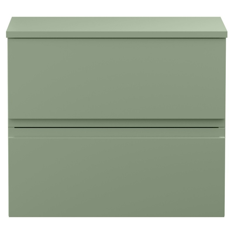 Urban 600mm Wall Hung Double Drawer Worktop Vanity Units