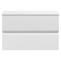 Urban 800mm Wall Hung Double Drawer Worktop Vanity Units