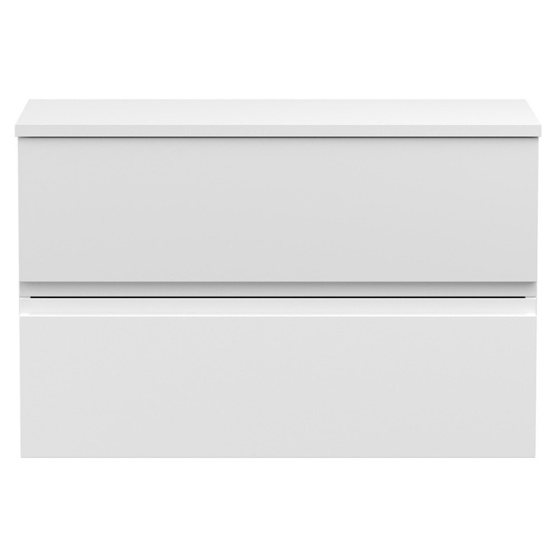 Urban 800mm Wall Hung Double Drawer Worktop Vanity Units