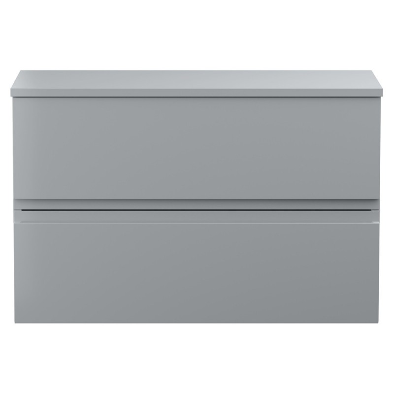 Urban 800mm Wall Hung Double Drawer Worktop Vanity Units