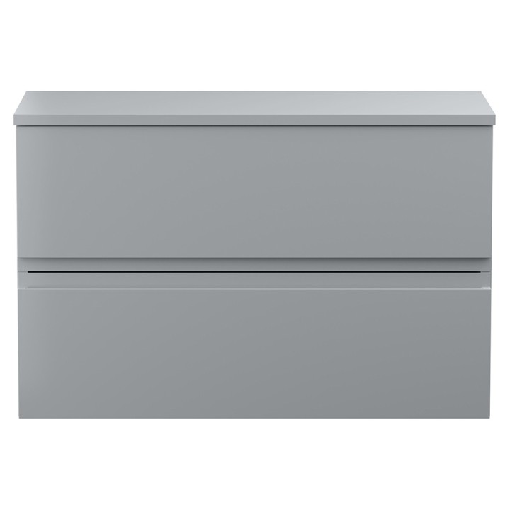 Urban 800mm Wall Hung Double Drawer Worktop Vanity Units