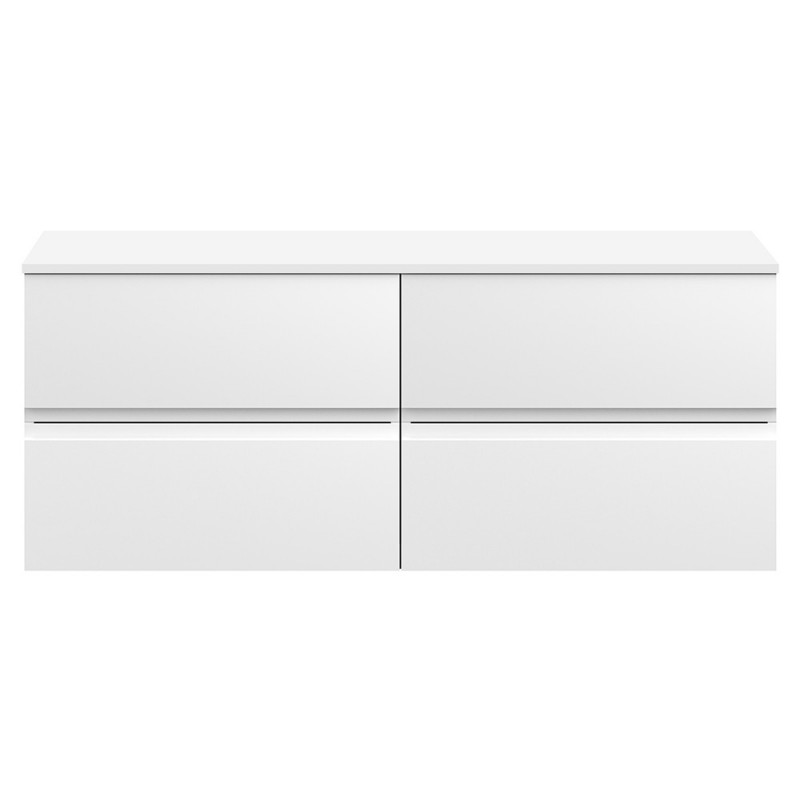 Urban 1200mm Wall Hung Four Drawer Worktop Vanity Units