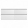 Urban 1200mm Wall Hung Four Drawer Worktop Vanity Units