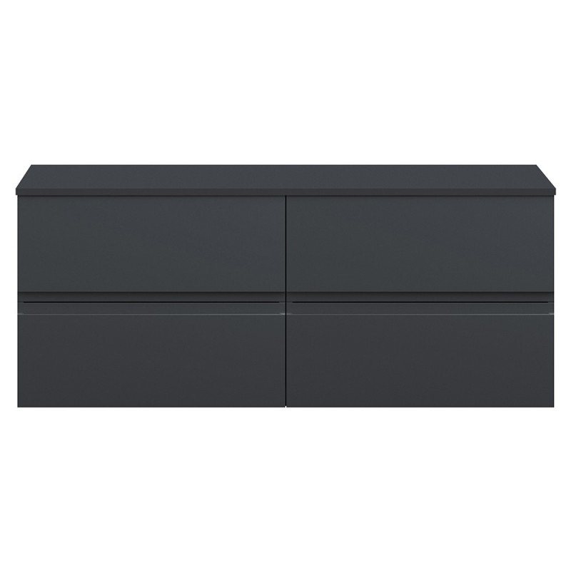 Urban 1200mm Wall Hung Four Drawer Worktop Vanity Units