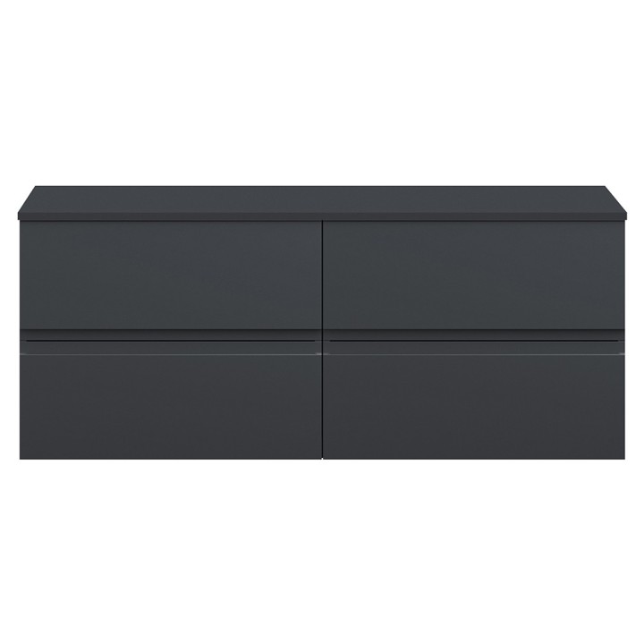 Urban 1200mm Wall Hung Four Drawer Worktop Vanity Units