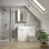 Fusion Fitted 300mm Full Depth Freestanding Wall Tower Unit
