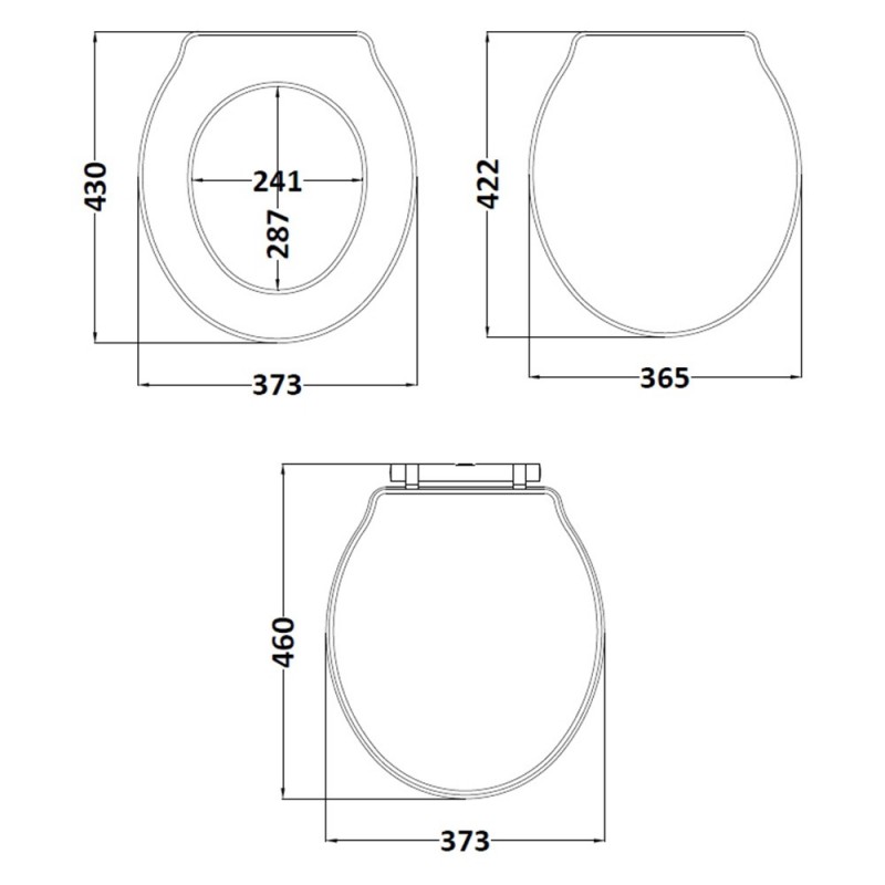 Old London Chancery Toilet Seats