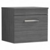 Athena 500mm Wall Hung Single Drawer Worktop Vanity Unit