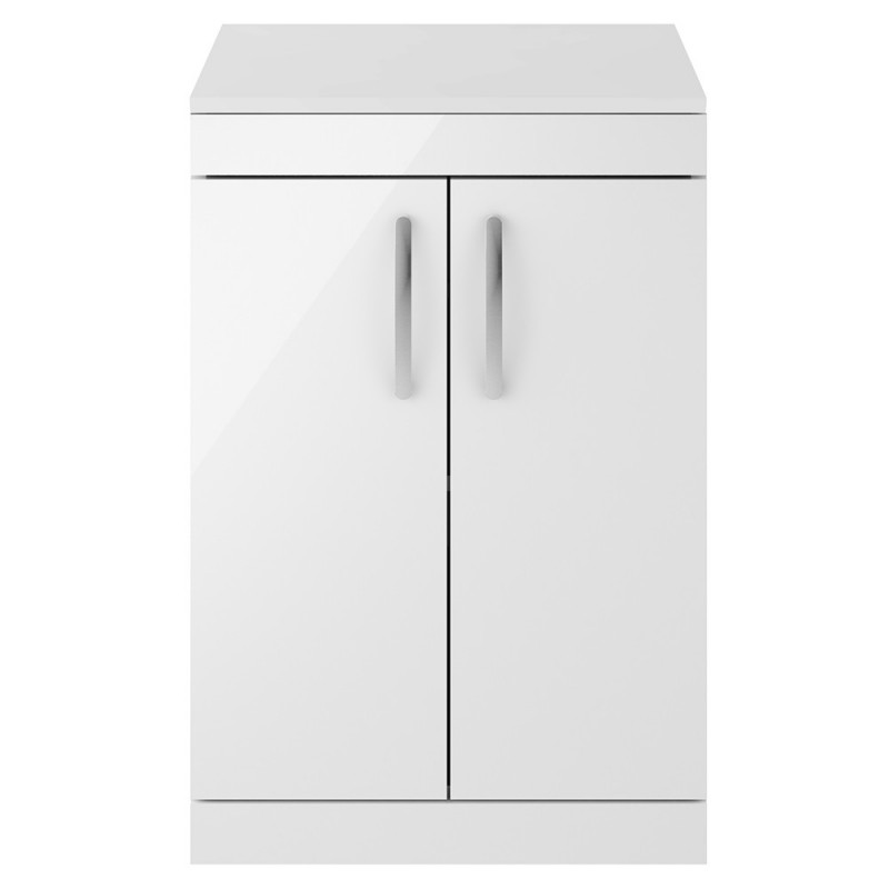 Athena 600mm Freestanding 2 Door Worktop Vanity Unit