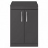 Athena 600mm Freestanding 2 Door Worktop Vanity Unit