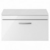 Athena 800mm Wall Hung Single Drawer Worktop Vanity Unit