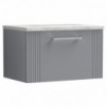 Deco 600mm Wall Hung Single Drawer Worktop Vanity Unit