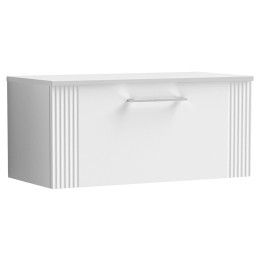 Deco 800mm Wall Hung Single Drawer Worktop Vanity Unit
