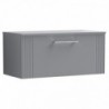 Deco 800mm Wall Hung Single Drawer Worktop Vanity Unit