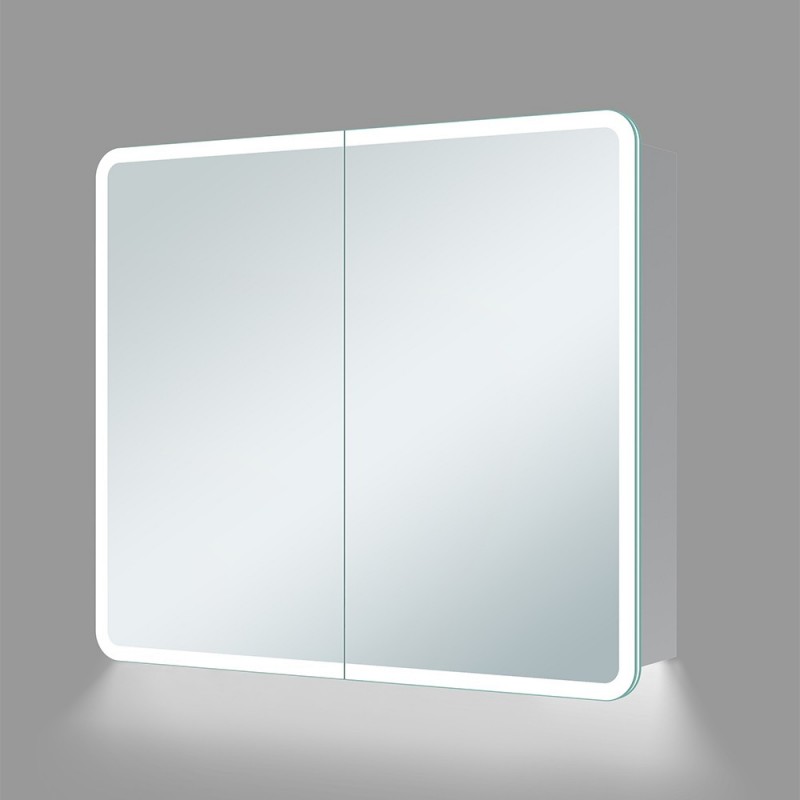 Phoenix 600mm (w) 2 Door LED Mirrored Cabinet