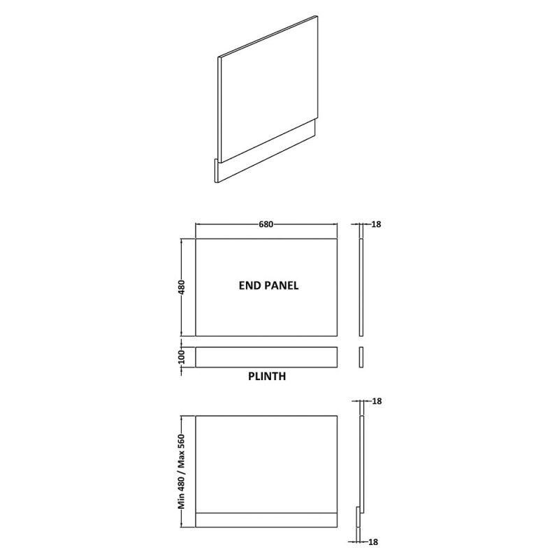 Arno Bath Panels