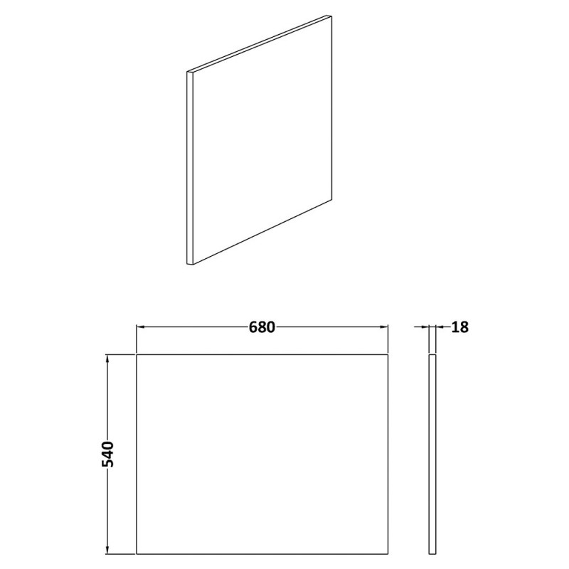 Nuie Shower Bath Panels