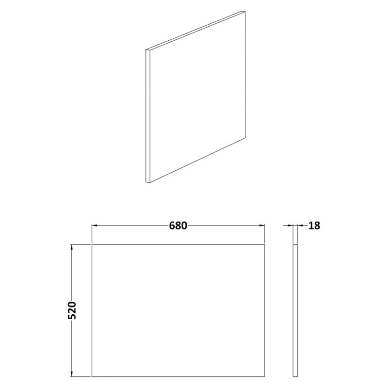 Nuie Shower Bath Panels