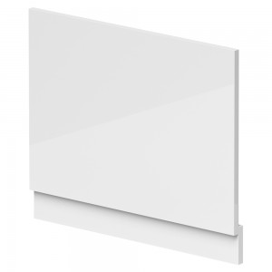 Nuie White Waterproof PVC Standard Front & End Bath Panels - 4 Sizes
