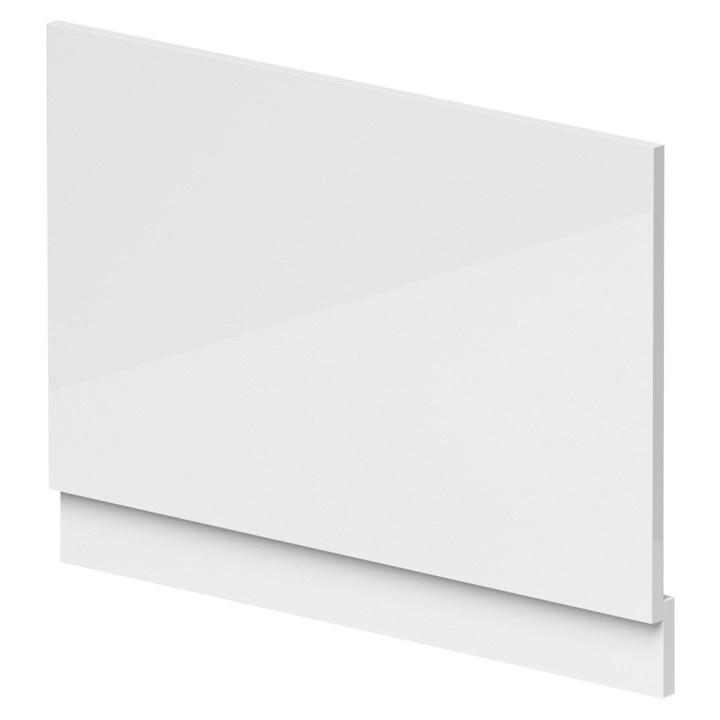 Nuie White Waterproof PVC Standard Front & End Bath Panels - 4 Sizes