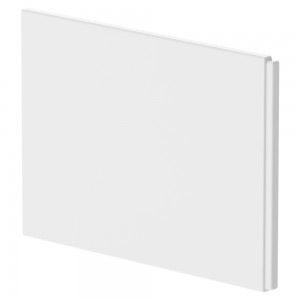Nuie White Acrylic Square Shower Bath Front & End Panels - 5 Sizes