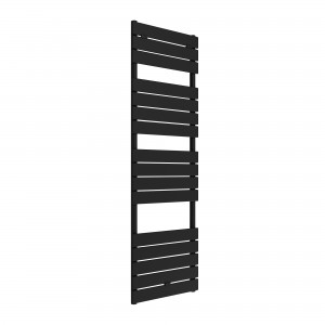 500mm (w) x 1500mm (h) Solaris Black Designer Towel Rail