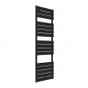 500mm (w) x 1500mm (h) "Solaris" Black Designer Towel Rail