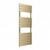 500mm (w) x 1200mm (h) "Solaris" Brushed Brass Designer Towel Rail