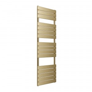 500mm (w) x 1500mm (h) Solaris Brushed Brass Designer Towel Rail