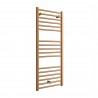 500mm (w) x 1200mm (h) "Volga" Brushed Bronze Designer Towel Rail