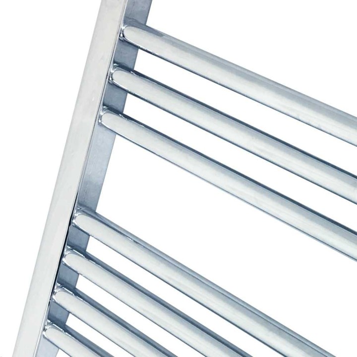900mm (w) x 600mm (h) Straight Chrome Electric Towel Rails
