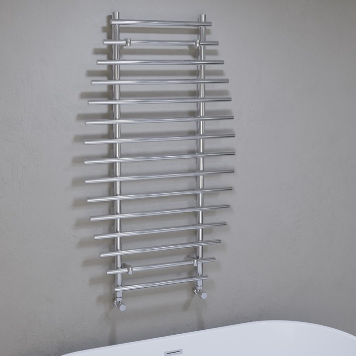 700mm (w) x 1200mm (h) Barmouth Chrome Electric Towel Rails