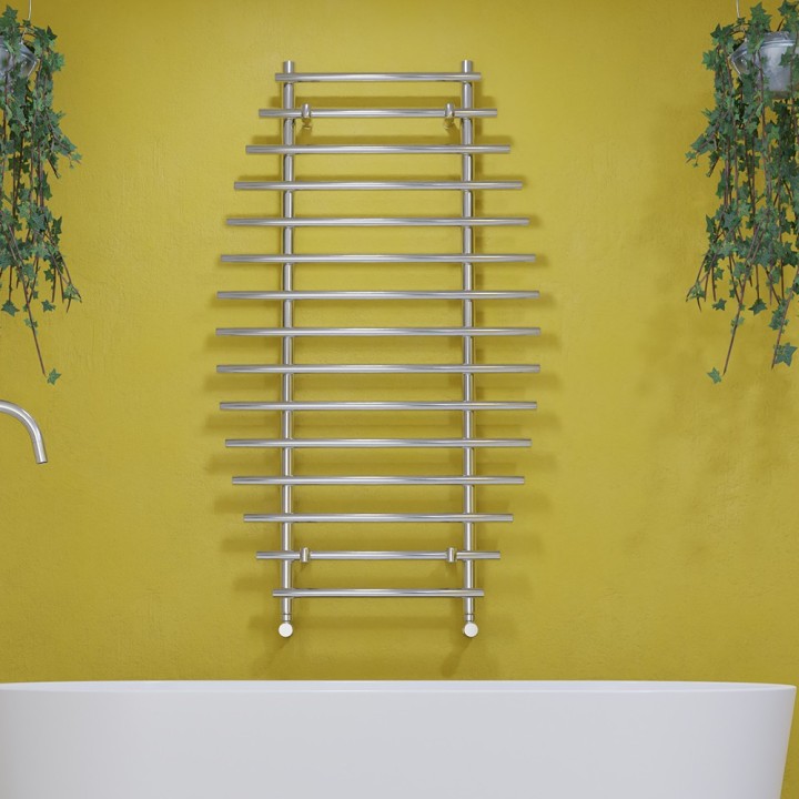700mm (w) x 1200mm (h) Barmouth Chrome Electric Towel Rails