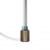 500mm (w) x 1200mm (h) Electric "Mira" Brushed Bronze Towel Rail (Single Heat or Thermostatic Option)