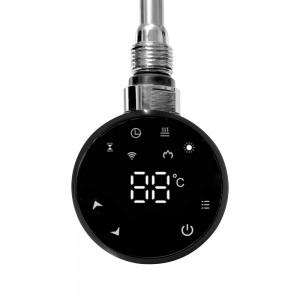 "Athena" Black WIFI Thermostatic Electric Heating Element (300W - 600W)