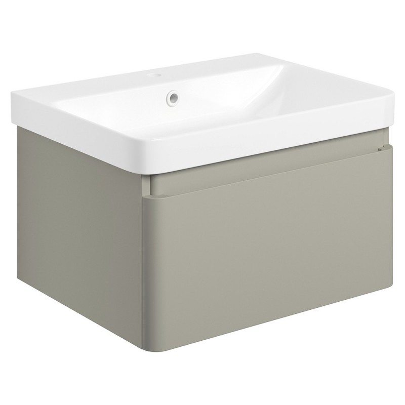 Ares 605mm Wall Hung Single Drawer Vanity Units