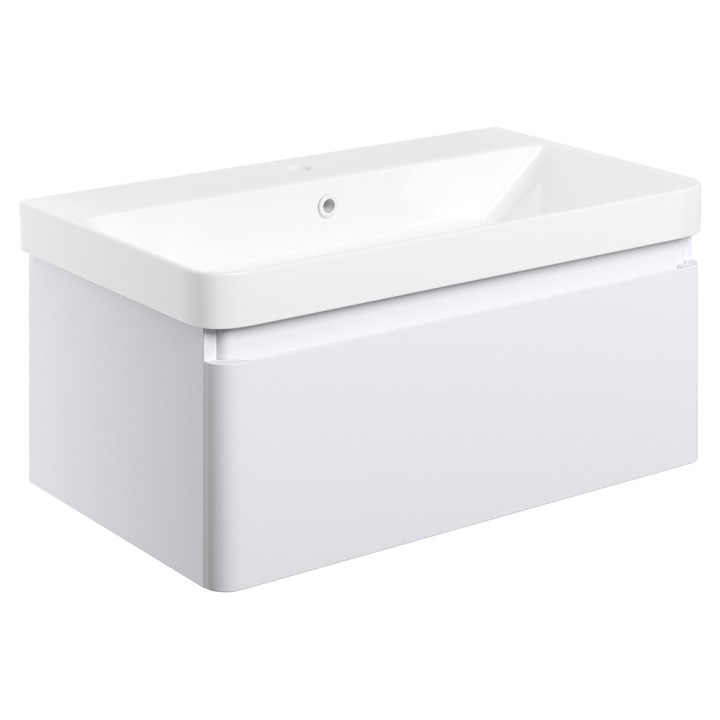 Ares 805mm Wall Hung Single Drawer Vanity Units