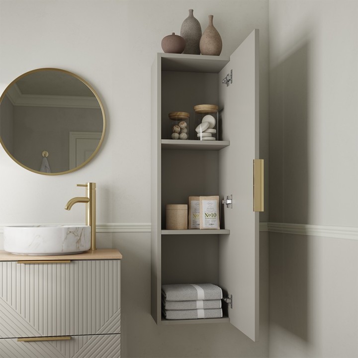Bali 815mm Freestanding Double Drawer Vanity Unit