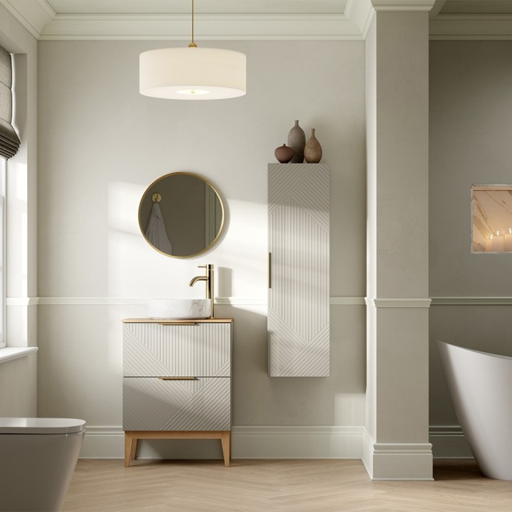 Bali 350mm x 1200mm Wall Hung Bathroom Cabinets