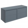 Bevel 1200mm Wall Hung Four Drawer Drawer Worktop Vanity Unit