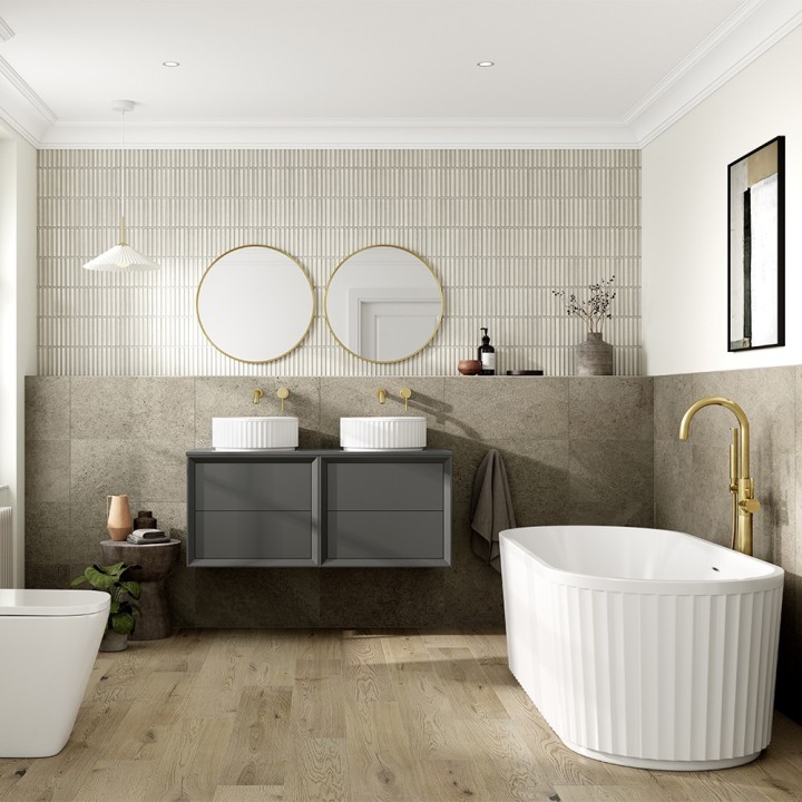Bevel 503mm Back-To-Wall WC Units
